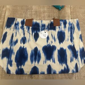 Lu + Elle | Laguna Indigo Tie Dye Tote | NWT